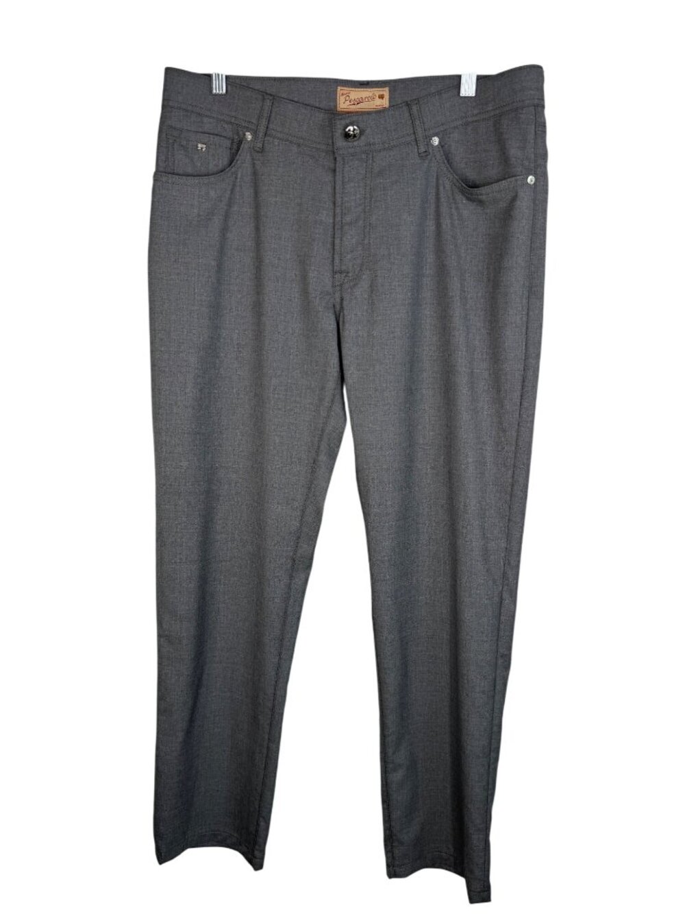 Marco Pescarolo Nerano M 5-Pocket Wool Pants in Gray IT 51 = US 34.5